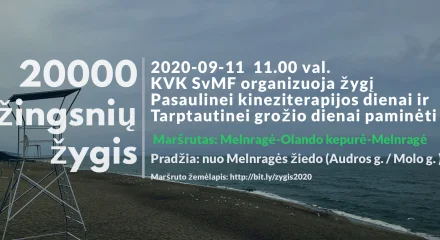 KVK SvMF žygis Pasaulinei Kineziterapijos dienai ir Tarptautinei grožio dienai paminėti!