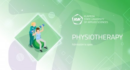 Study Physiotherapy at KVK! (studijos anglų kalba)