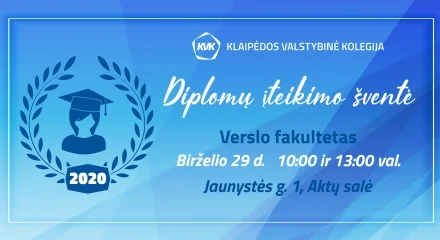 Verslo fakulteto Diplomų įteikimo šventė